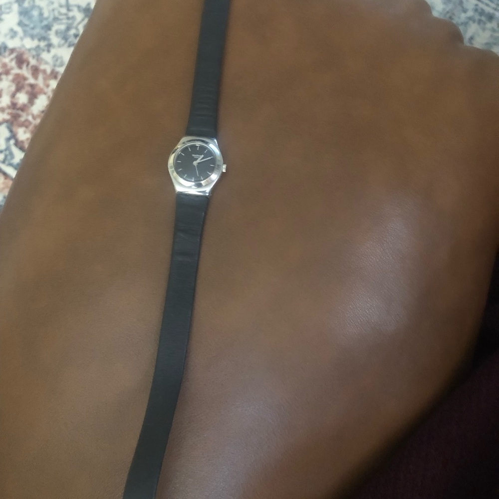 Swatch Black Ring Elegant Jewelry